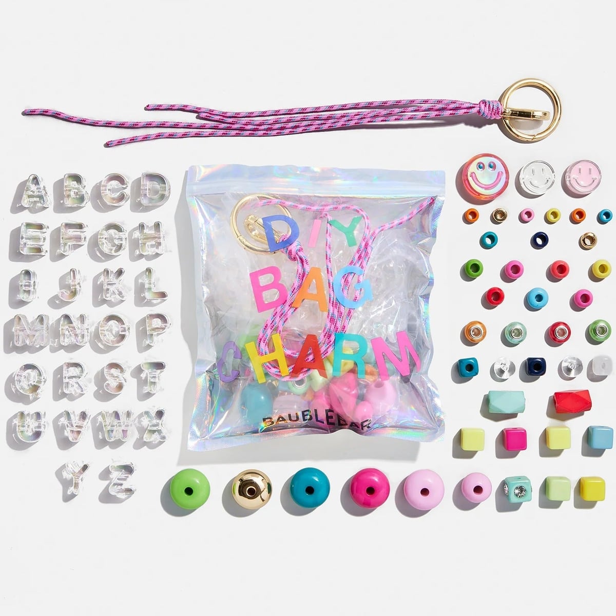 The Mini Custom Bead Kit - Multi/Smiley Face BaubleBar
