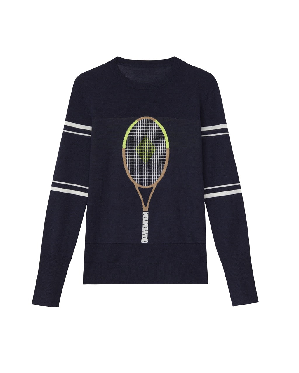The Racquet Sweater in Navy L'Etoile Sport