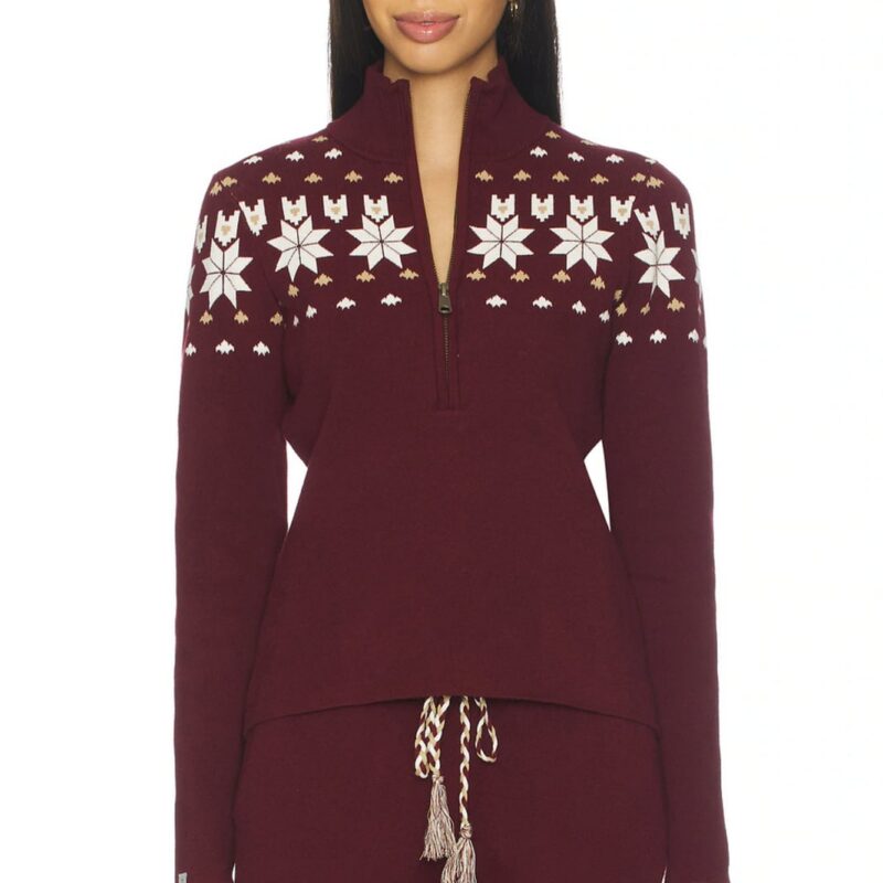 THE UPSIDE | Le Ski Blanche Half Zip Sweater The Upside AU
