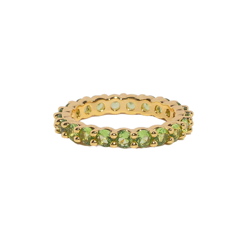 Theo Ring in Peridot Loren Hope
