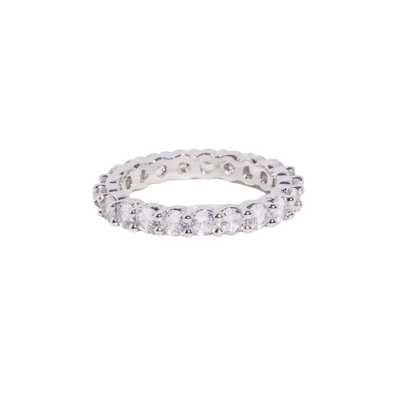 Theo Ring in Silver Loren Hope