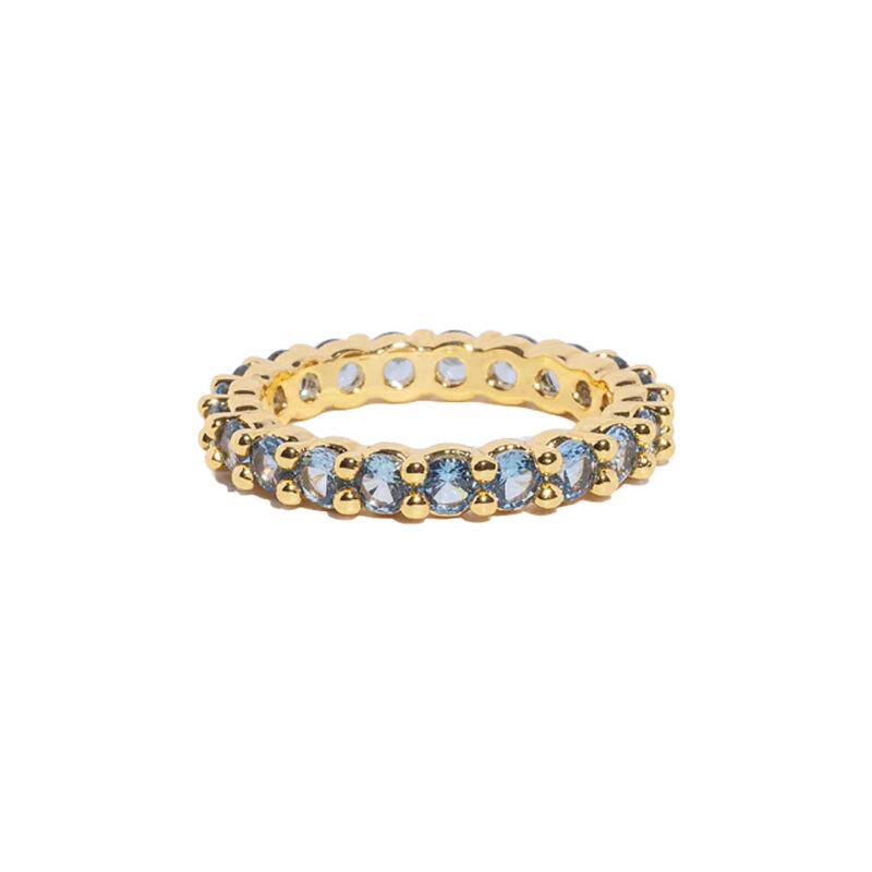 Theo Ring in Smoked Sapphire Loren Hope