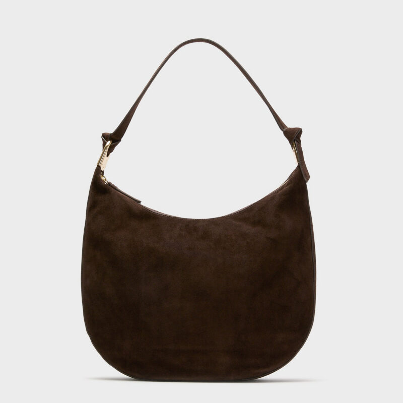 Tmoro Suede with Gold Morgan Shoulder Bag Loeffler Randall