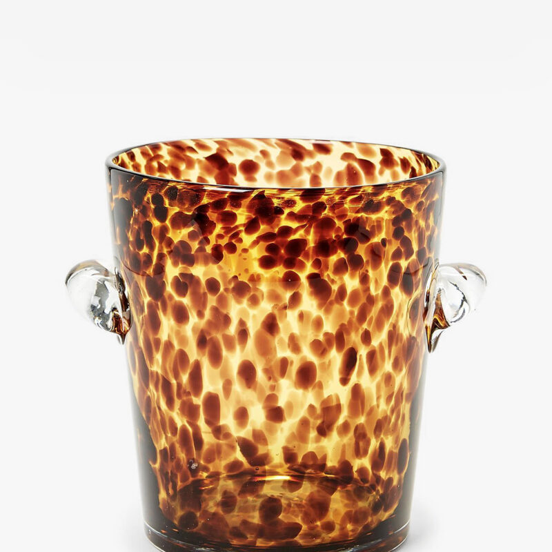 Tortoise Glass Ice Bucket McGee & Co