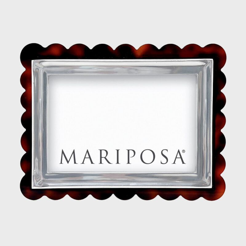 Tortoise Scallop Signature 4x6 Frame Mariposa