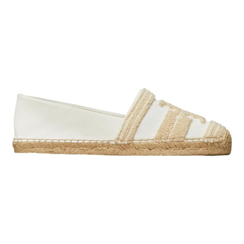 TORY BURCH | Double T Cotton Espadrilles