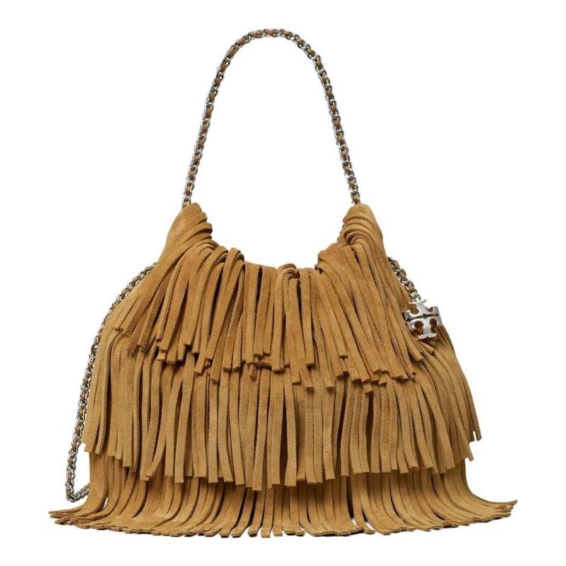 TORY BURCH | Fleming Fringe Mini Hobo Bag