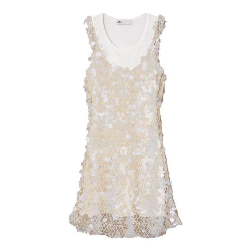 TORY BURCH | Sequin Mesh Dress Tory Burch US