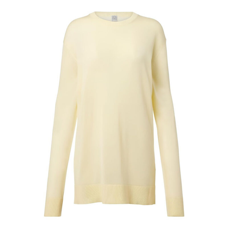 TOTEME | Oversized semi-sheer sweater Mytheresa