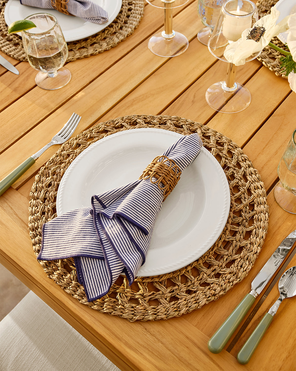 Twisted Rattan Napkin Rings (Set of 4) McGee & Co