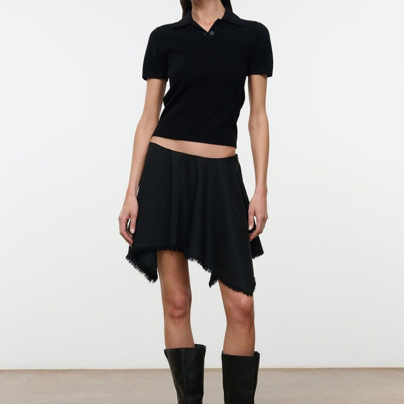 TYRA SKIRT | BLACK Staud