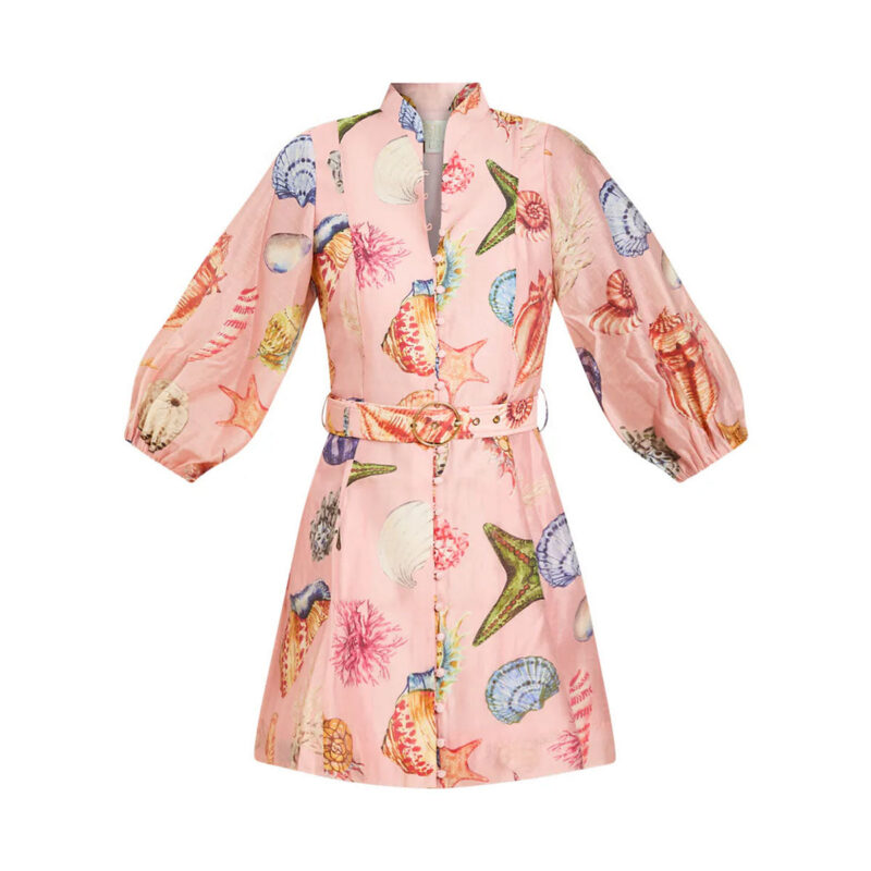 Valencia Mini Dress in Seashell Symphony Mestiza New York