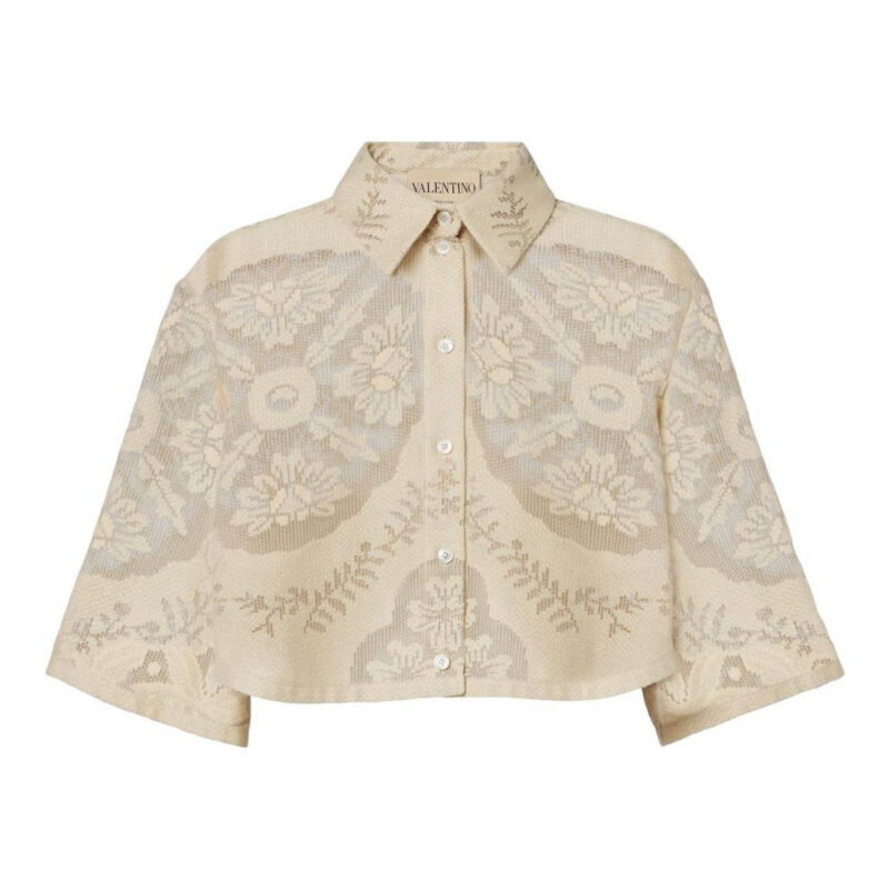 VALENTINO - Cropped Shirt Mytheresa