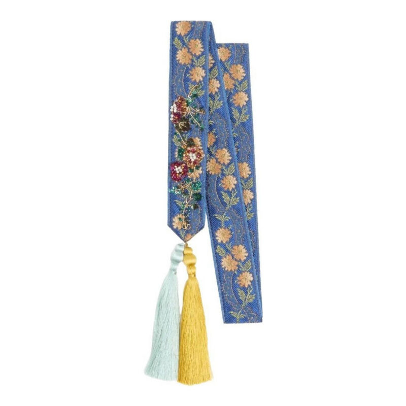VALENTINO GARAVANI - Embroidered Viscose Bandeau Scarf