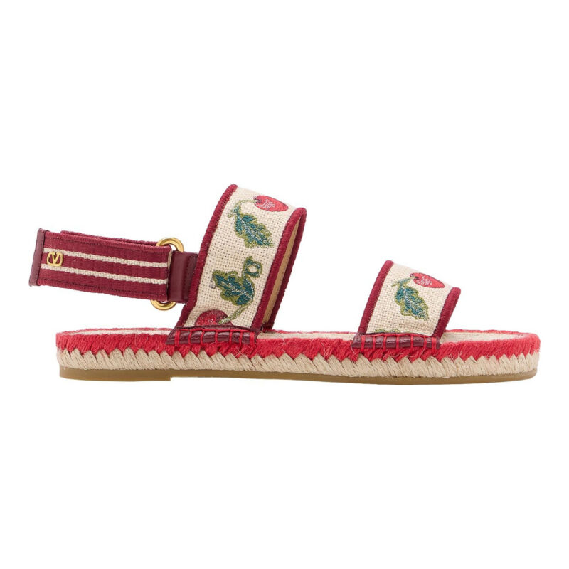 VALENTINO GARAVANI - VLogo Signature Cherryfic Espadrille Sandals Mytheresa