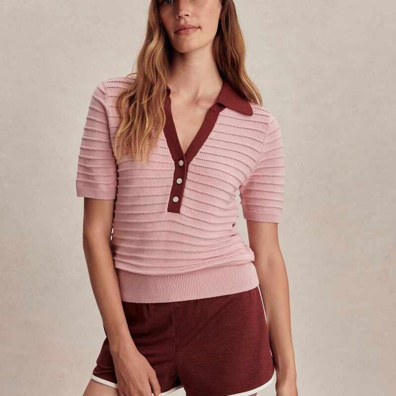 VARLEY | Wren Knit Polo Varley US