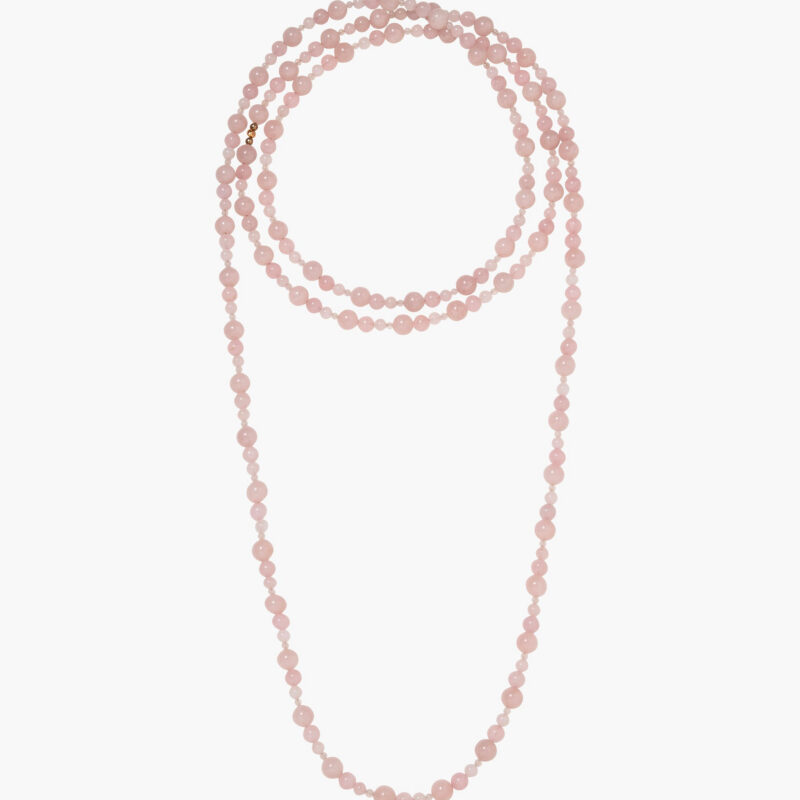 Veda Necklace -- Rose Quartz Jennifer Behr