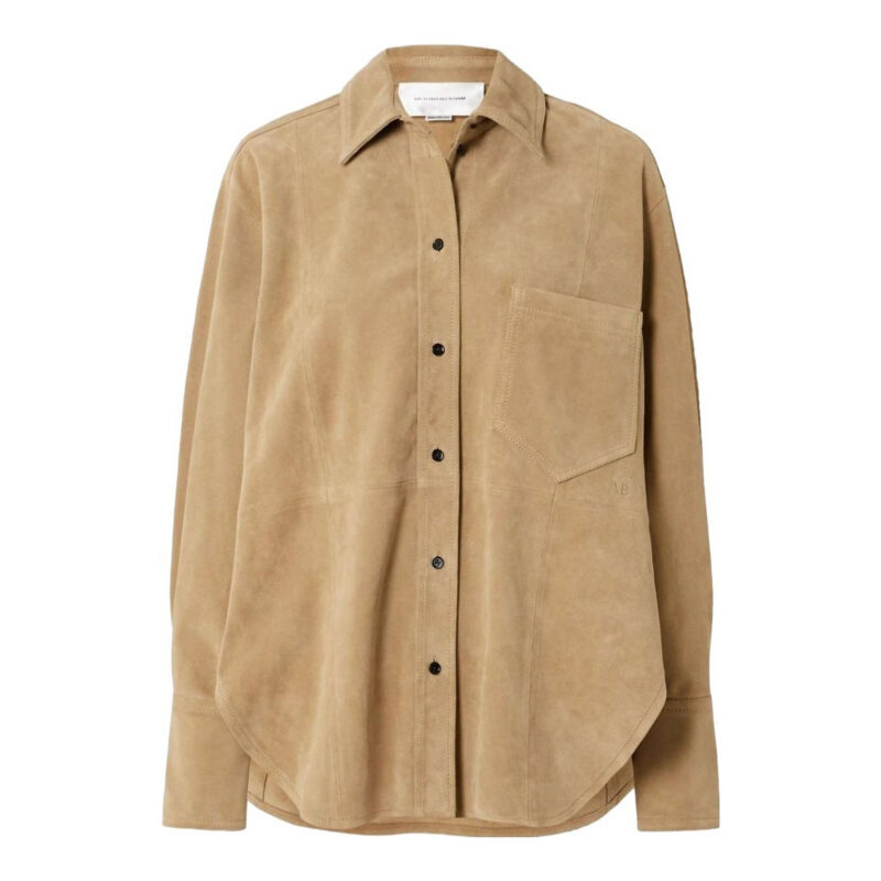 VICTORIA BECKHAM - Suede Shirt