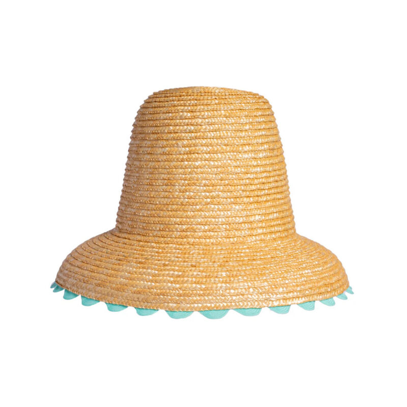 Wavy Hat in Aqua Le Nine
