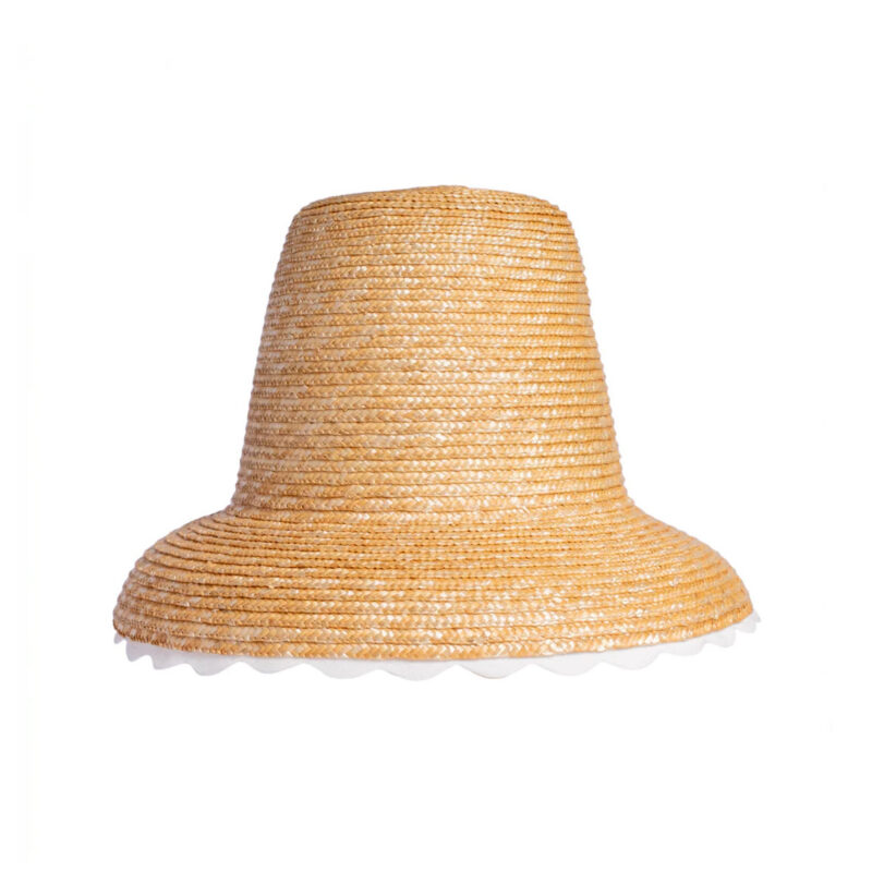 Wavy Hat in White Le Nine