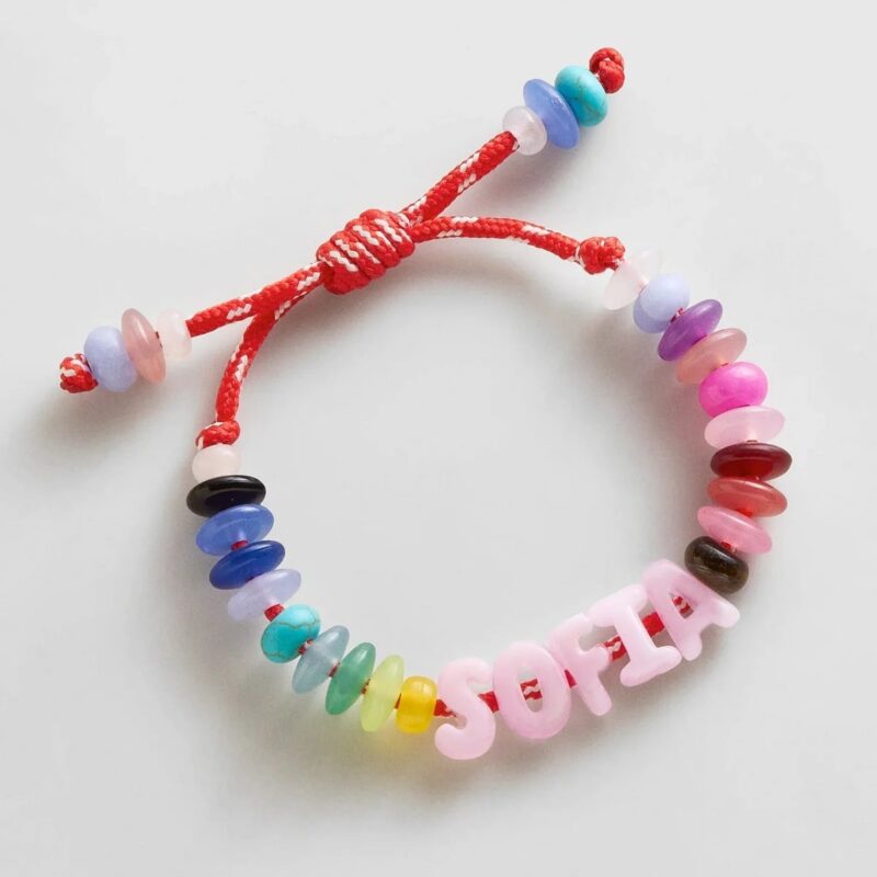 Wear Everywhere Waterproof Custom Bracelet - Light Multi/Pink BaubleBar