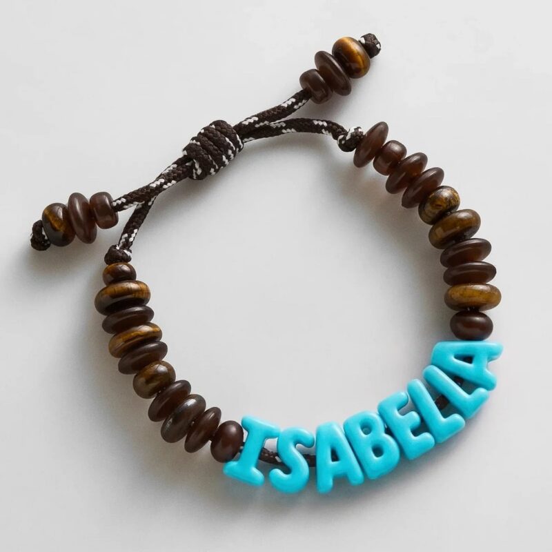Wear Everywhere Waterproof Custom Bracelet - Tiger's Eye/Turquoise BaubleBar