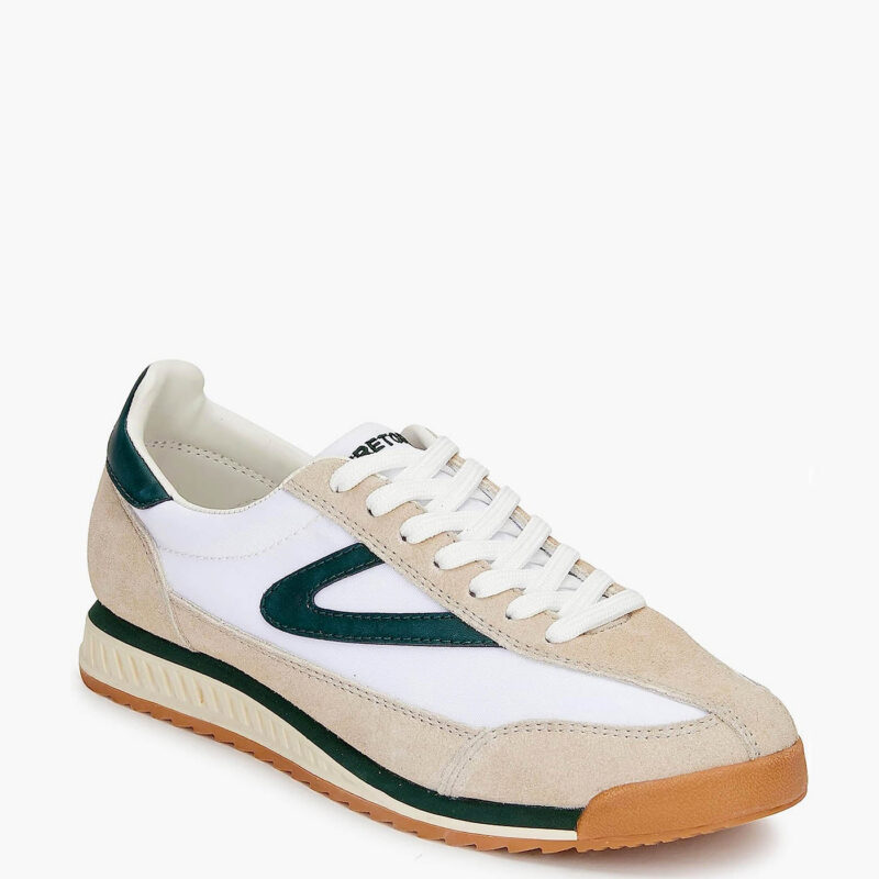 White and Green Rawlins Sneakers Tretorn