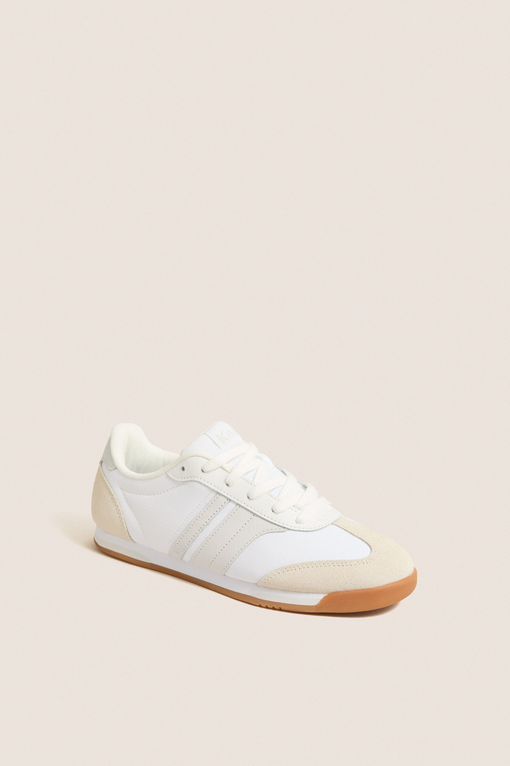 White and Grey Revival Sneakers Keds