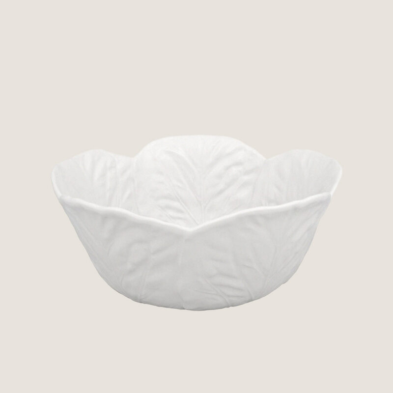 White Cabbage Small Salad Bowl Bordallo Pinheiro
