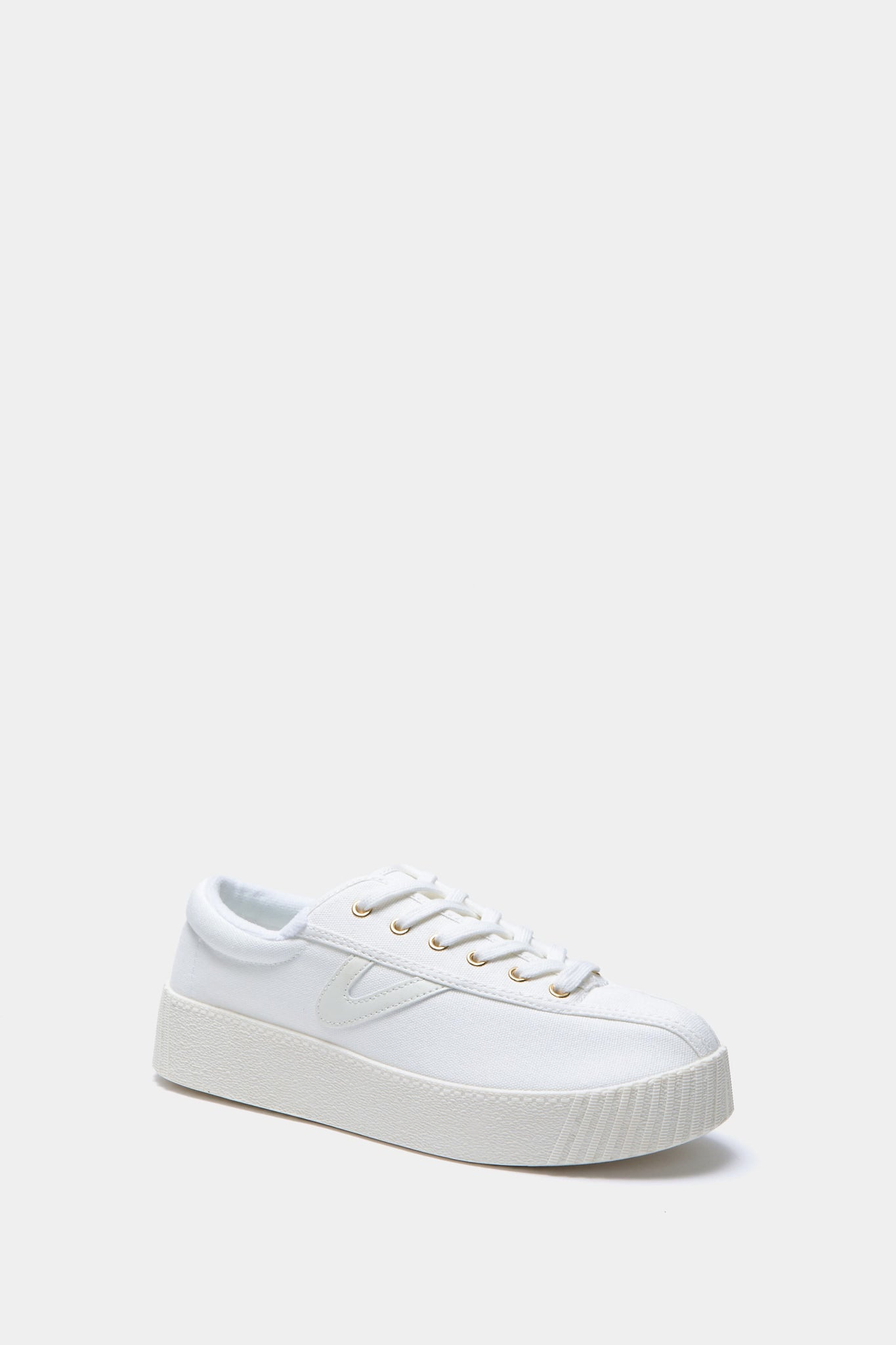 White Nylite Bold Plus Canvas Sneakers Tretorn