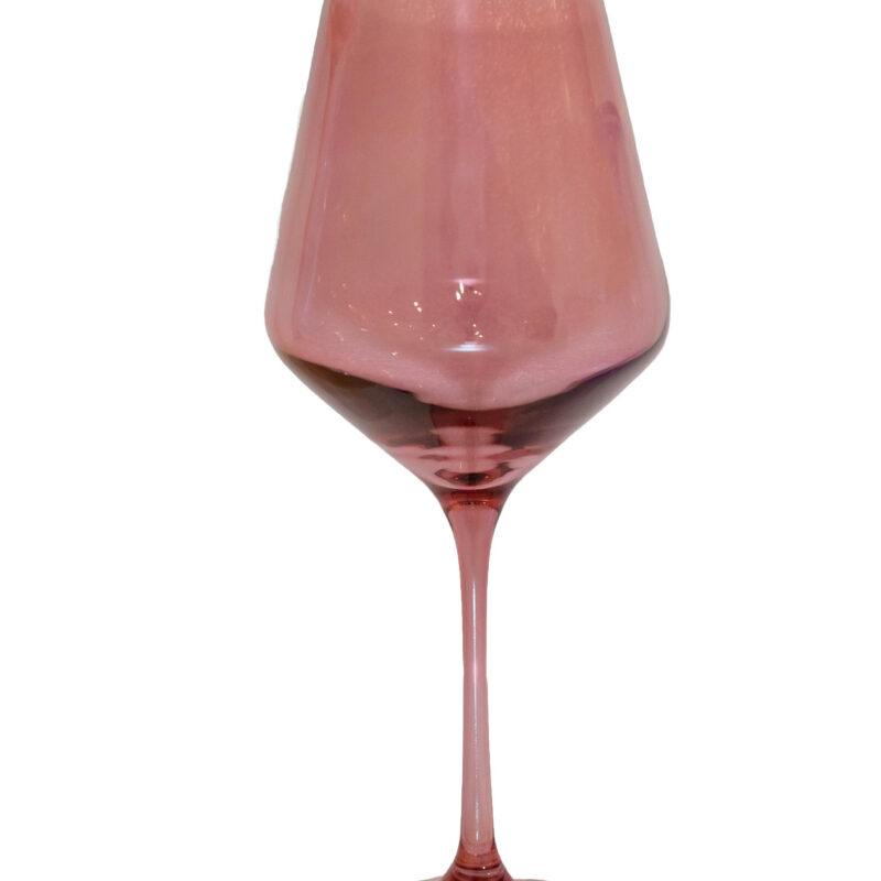 Wine Stemware, Set of 6 Rose