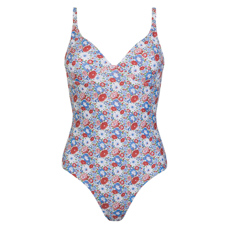Women’s Americana Blossom V-Neck One Piece