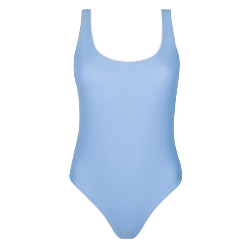 Women’s Chalet Blue Scoop Neck One Piece Minnow