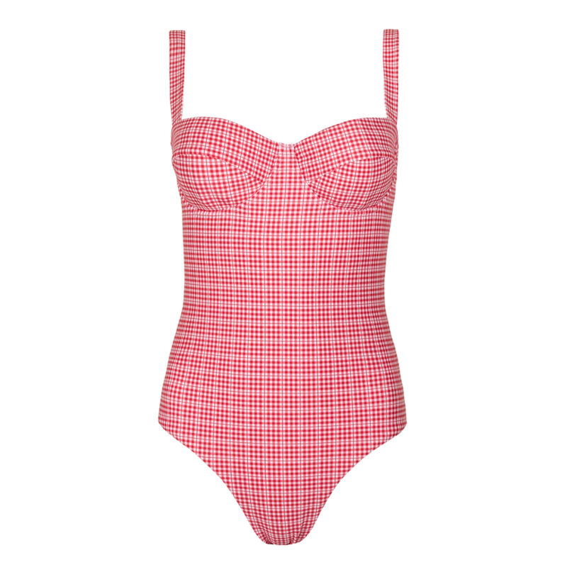 Women’s Poppy Gingham One Piece Minnow
