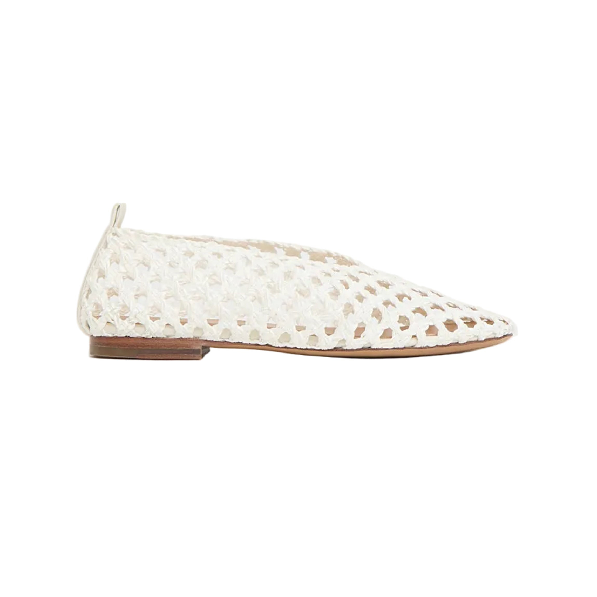 Woven Ballerina in White Mansur Gavriel