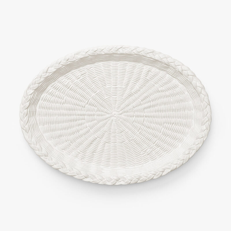 Woven Ceramic Platter McGee & Co