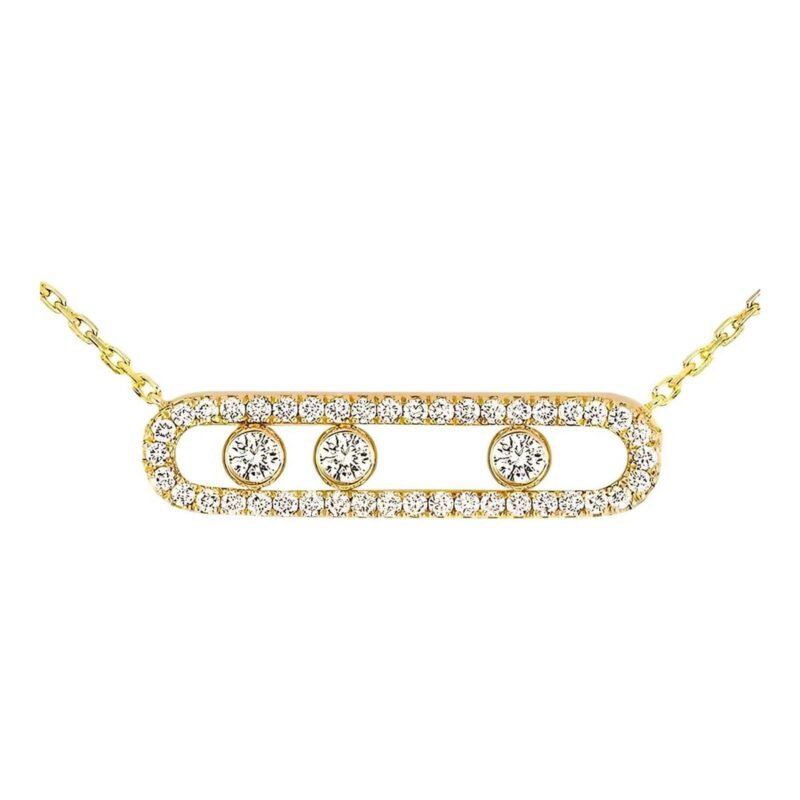 Yellow Gold Diamond Necklace Messika