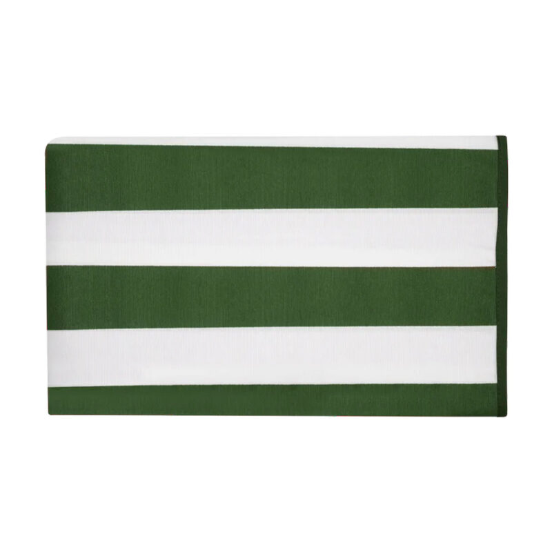 Zoe Tablecloth in Green Large Stripe Loulou La Dune