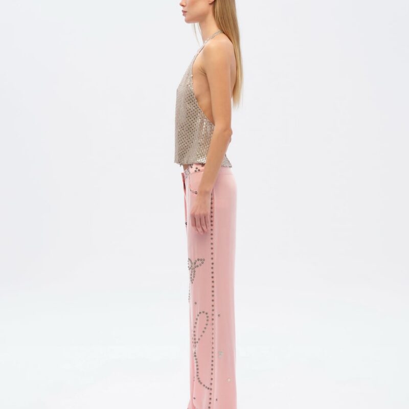 Siedrés BRITY - Low-rise straight-leg embellished pants — image 2 of 5