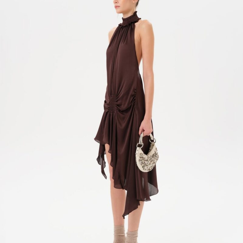 Siedrés TONI - Satin halter-neck mini dress — image 2 of 5
