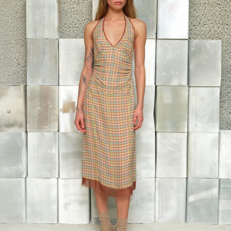 Siedrés JOSETTE - Halter midi dress with side rouching — image 2 of 3