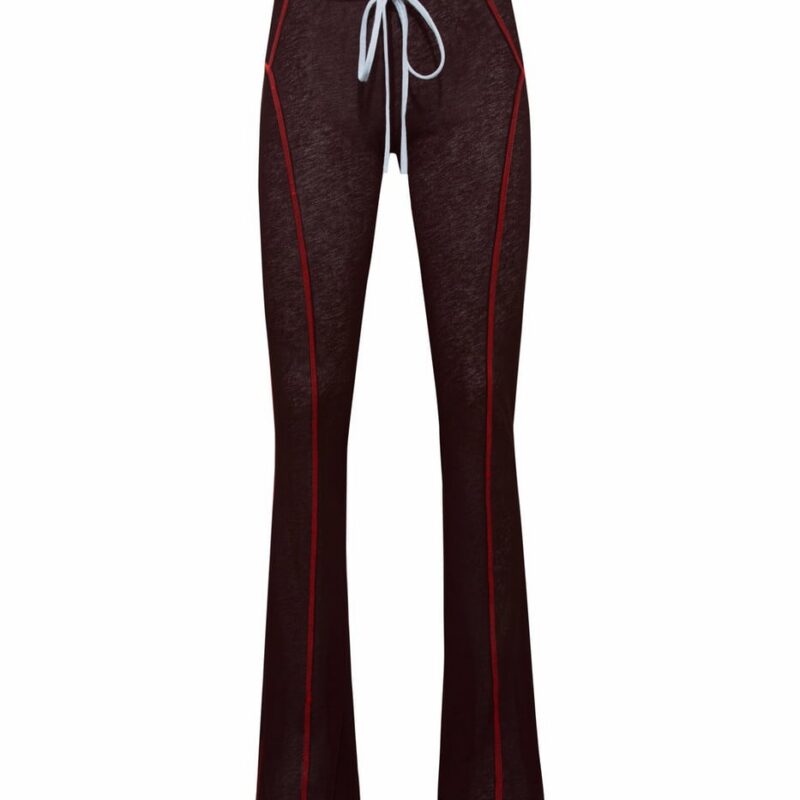 Siedrés FLO - Color-block mesh flare pants — image 1 of 2