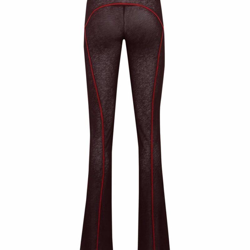 Siedrés FLO - Color-block mesh flare pants — image 2 of 2