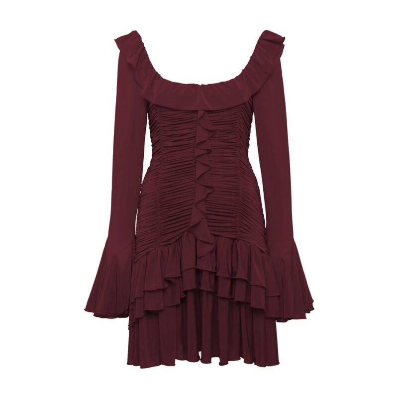 Siedrés GEMMY - Mini dress with layered ruffle detail — image 1 of 4
