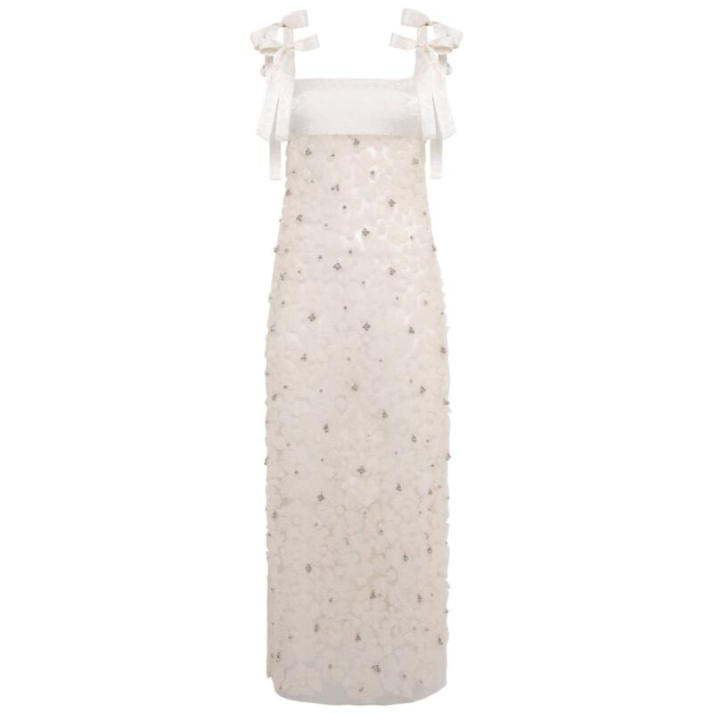 Siedrés TALLULA - Bow detailed embellished maxi dress — image 1 of 3