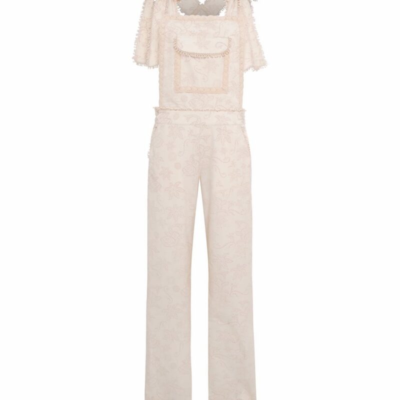 Siedrés JUNO - Textured overall jumpsuit — image 1 of 3