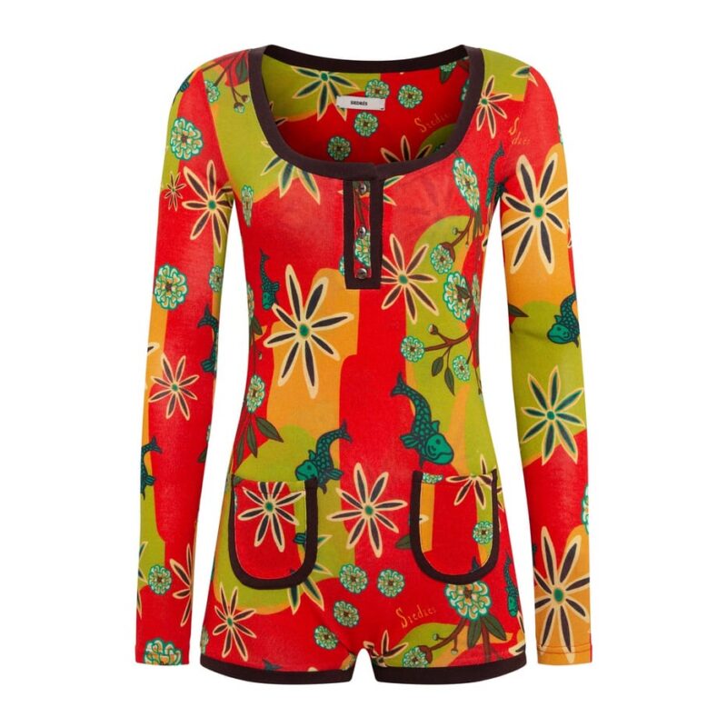 Siedrés RUMI - Printed long-sleeve jumpsuit — image 1 of 3