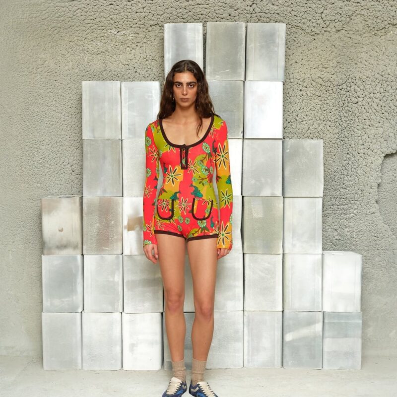 Siedrés RUMI - Printed long-sleeve jumpsuit — image 2 of 3