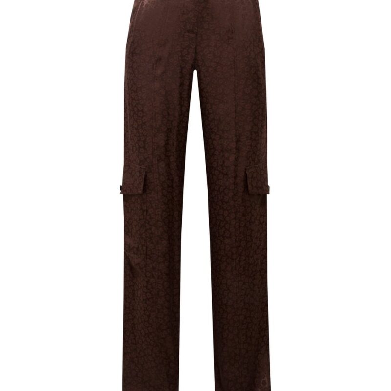 Siedrés KIMMY - Jacquard satin cargo pants — image 1 of 3