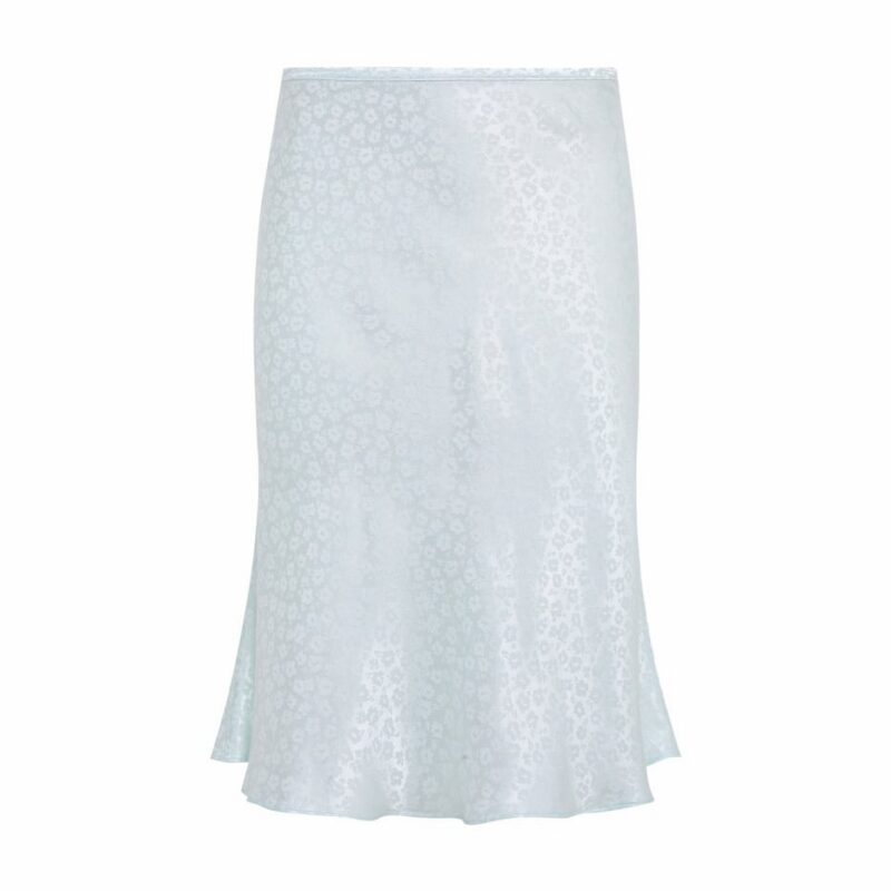 Siedrés COLETTE - Jacquard satin midi skirt — image 1 of 2
